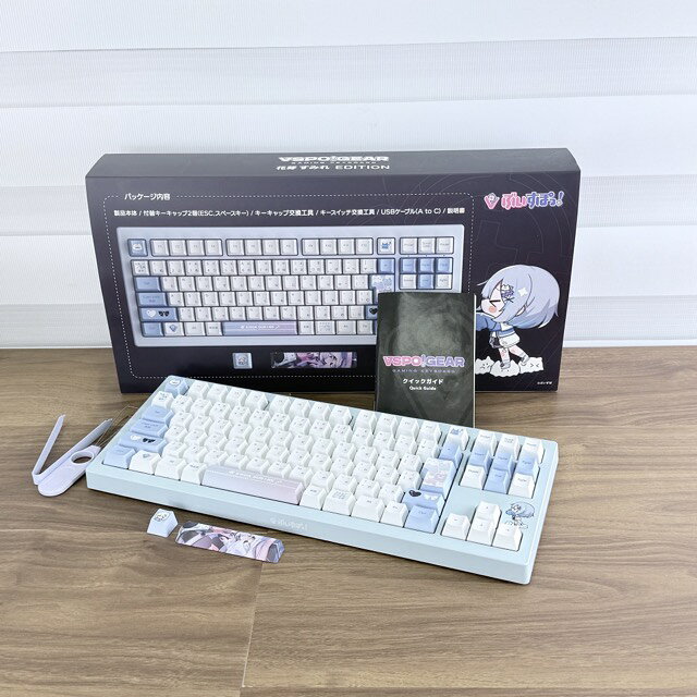 ゲーミングキーボード【中古】動作保証 ぶいすぽっ! VSPO! GEAR VSPO-KB 花芽すみれ モデル/517974