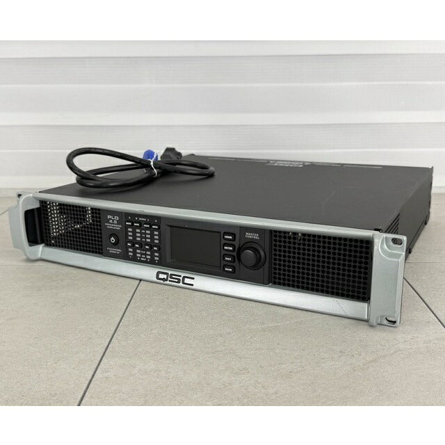 4chパワーアンプ 【中古】音出しOK QSC PLD4.5 ポータブルユース向け 最大5,000ワ ...