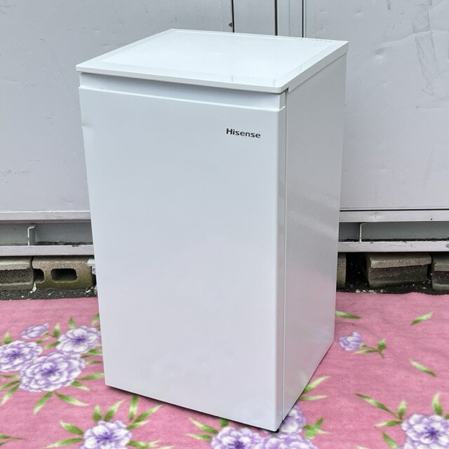 ★お買い物マラソン 期間中限定 ポイント10倍★送料無料 ノンフロン冷凍庫 【中古】動作保証 Hisense ハイセンス HF-A61W 2024年製 61L 右開き ホワイト 103033 B / 21675