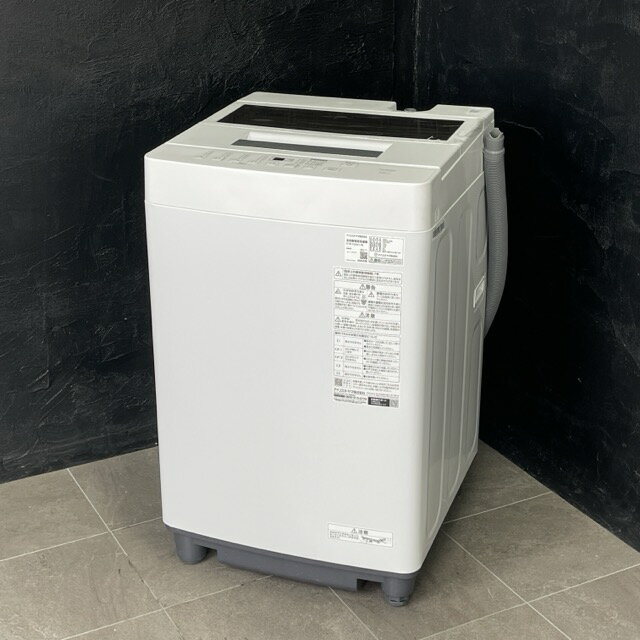 ★お買い物マラソン期間中限定 ポイント10倍★送料無料 アイリスオーヤマ 全自動洗濯機 【中古】動作保証 IRISOHYAMA ITW-70A01-W 2025年製 7.0kg ホワイト 031068 B / 23675