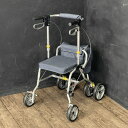 ★9月15日 24時間限定 ポイント10倍★リッチェル シルバーカー アルカーレ CH 【中古】Richell 歩行器 歩行補助 補助具 折り畳み グレー系 /...
