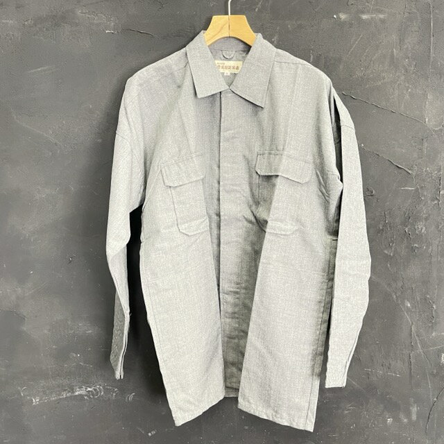 送料無料 未使用 江戸鳶袋 豊多屋足袋店 3Lサイズ 長袖 作業着 上のみ 職人 服 グレー /900475在★2