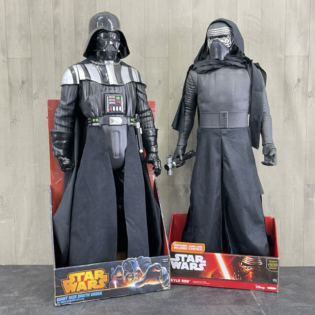 スターウォーズ フィギュア 2点セット 【中古】 STARWARS KYLOREN GIANTSIZEDARTHVADER カイロレン ダースベイダー 31インチ 79cm /57376