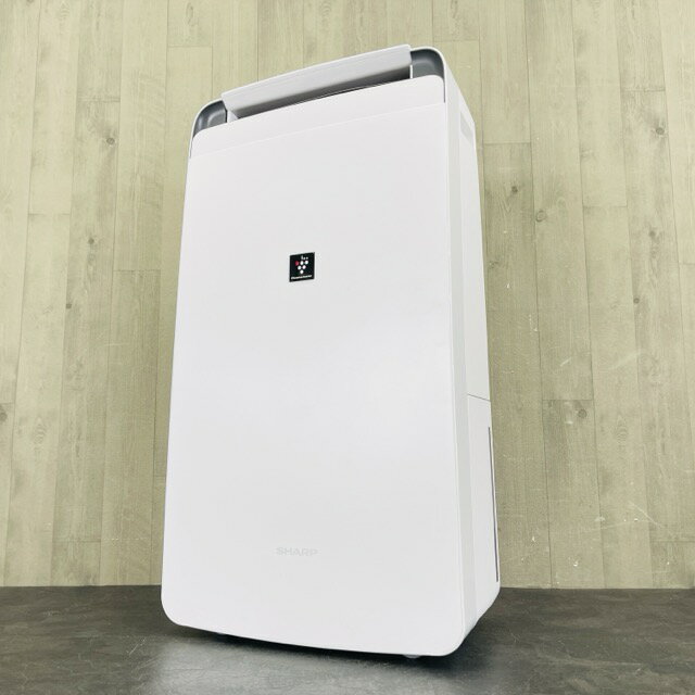 展示品 シャープ 衣類乾燥除湿機 【中古】SHARP CV-R120-W 2024年製 プラズマクラスター コンプレッサー式 ホワイト系 092106/21377