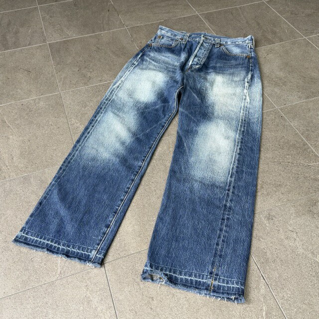 乐天商城 - ★お買い物マラソン期間中限定 ポイント10倍★リーバイス ビンテージ ジーンズ 【中古】LEVI'S 501XX W30 L36 555刻印 バレンシア工場 USA ビックE デニム ジーパン / 516577