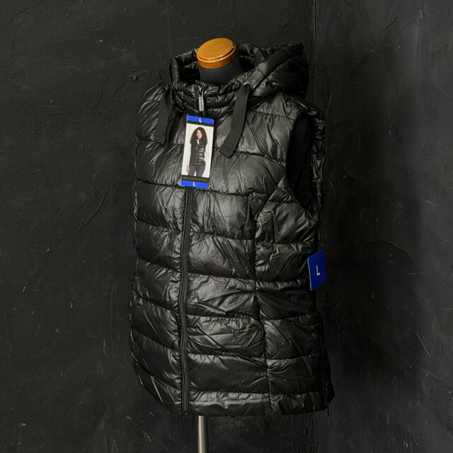 樂天商城 - ★お買い物マラソン期間中限定 ポイント10倍★送料無料 新品タグ付き WEATHERPROOF ウェザープルーフ ベスト ジャケット レディース Lサイズ ブラック #681930 / 301779在★3