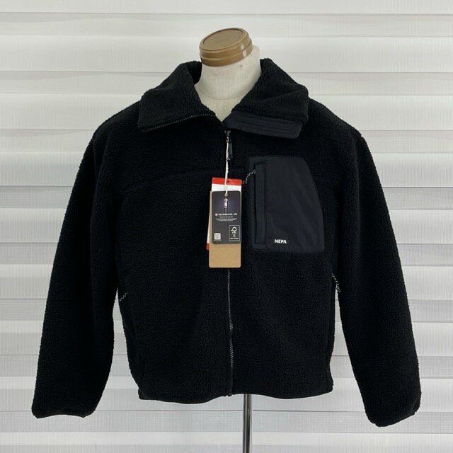 乐天商城 - ★お買い物マラソン期間中限定 ポイント10倍★新品タグ付き NEPA フリース ジップアップ ジャケット レディース 160-170cm ブラック Mサイズ ネパ / 516179 在★15