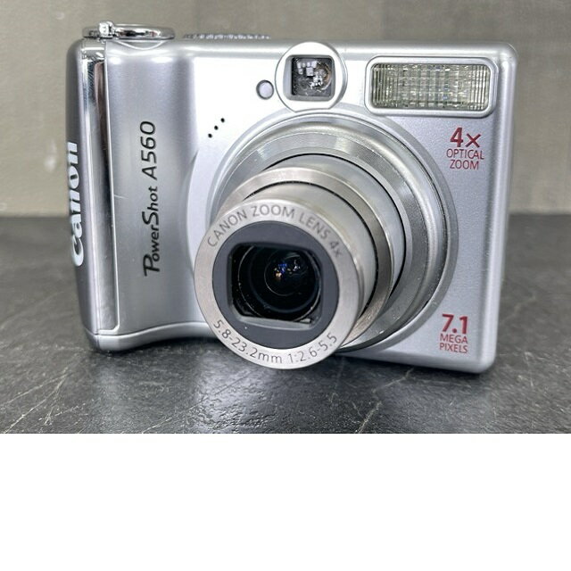デジカメ 【中古】動作保証 Canon キャノン PowerShot A560 PC1229 コンパクト デジタルカメラ シルバー /58679