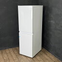 送料無料 ノンフロン冷凍冷蔵庫 【中古】動作保証 Haier ハイアール JR-HS15A 2024年製 148L 2ドア 右開き ホワイト 034073 C ...