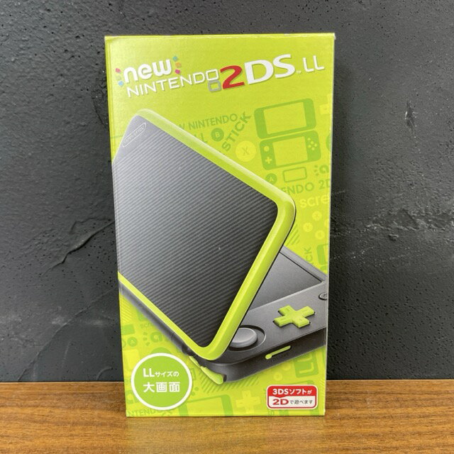 未使用!! NINTENDO ニンテンドー 2DS LL 本体 JAN-001 ブラック×ライム 任 ...