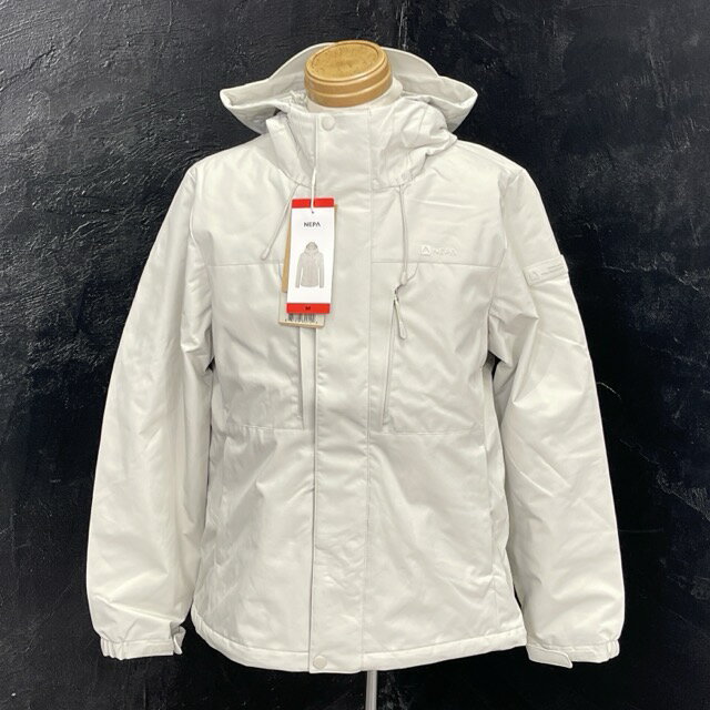 新品 タグ付き NEPA ウィンドブレーカー レディース ライトベージュ Mサイズ フード付き ネパ ジャケット/516181在★2 #1912088
