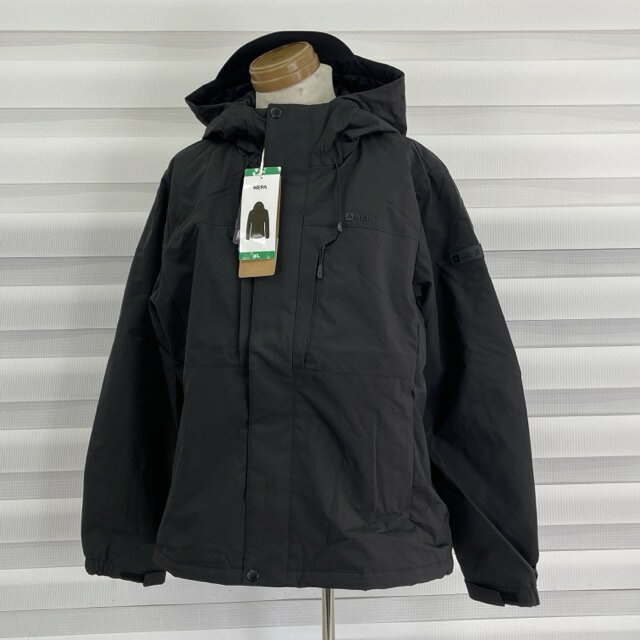 樂天商城 - ★お買い物マラソン期間中限定 ポイント10倍★新品 タグ付き NEPA ウィンドブレーカー レディース ブラック XLサイズ フード付き ネパ ジャケット / 516182 在★2 #1912088
