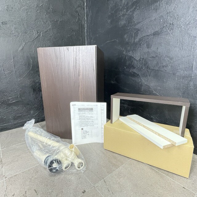 乐天商城 - 未使用 エイダイ ベースキャビネット セカンドサニタリー 手洗い下キャビネット 住宅設備 右開き 玄関手洗 VQ-AQB-040RFDB-P EIDAI/900782