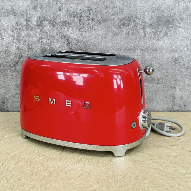 乐天商城 - ポップアップトースター 【中古】SMEG 50'sレトロシリーズ レッド TSF01RDUS リンテリア 家電 / 516583