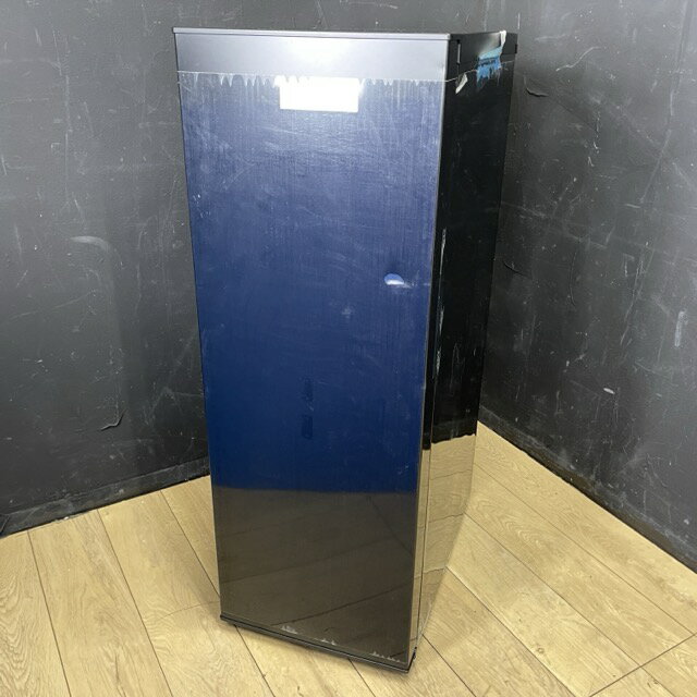 送料無料 ノンフロン冷凍庫 【中古】動作保証 アイリスオーヤマ IUSN-S8C-B 2024年製 80L スリム 074099 B / 21185