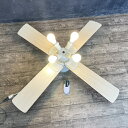 アンプール? 4灯 シーリングファン 【中古】動作保証 Ampoule AMP51292? 天井照明 羽根4枚リバーシブル/513289