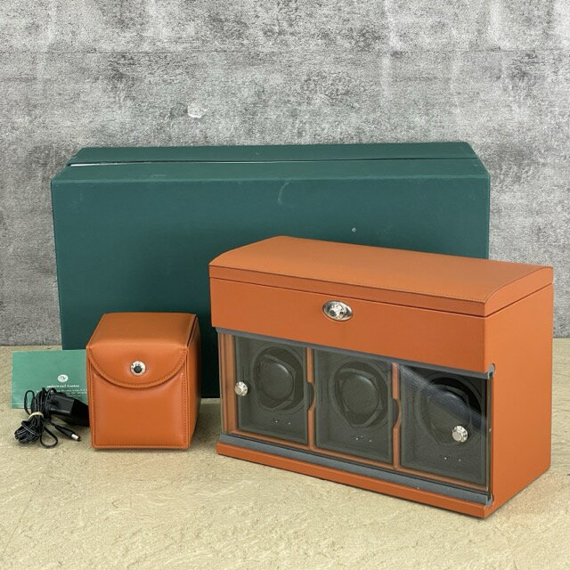 乐天商城 - ワインディングマシン 【中古】Under wood ワンダーウッド 3本 ウォッチワインダー コレクションボックス 訳あり / 516789