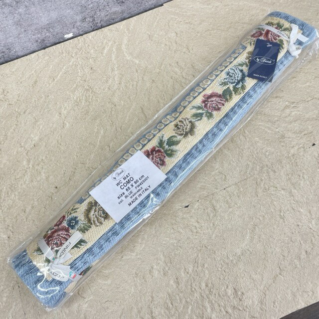 樂天商城 - ★お買い物マラソン期間中限定 ポイント10倍★新品未開封 イタリア製 スアルディ トイレマット サイズ65x90cm カラーブルー Suardi/900890