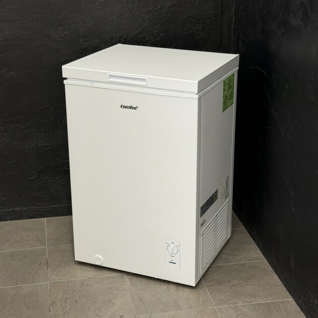 抽屜式 - 送料無料 ノンフロン冷凍庫 【中古】動作保証 Comfee コンフィー RCC100WH ホワイト 99L 上開き 2025年製 035030 B / 23692