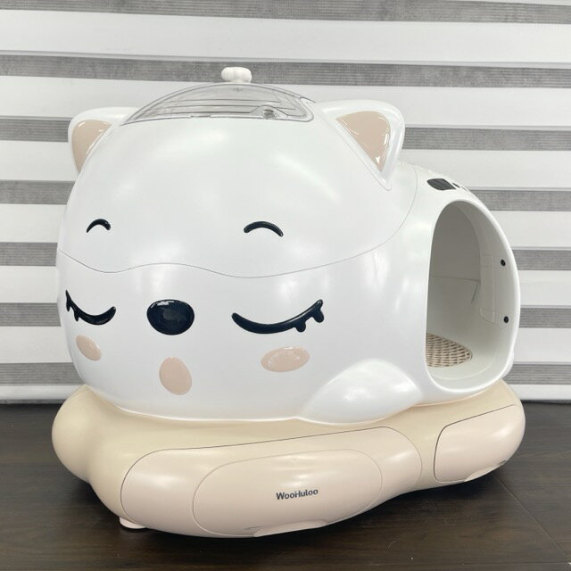 乐天商城 - ★お買い物マラソン期間中限定 ポイント10倍★スマート猫用トイレ【中古】動作保証 WooHuloo WHL001 自動猫トイレ ペットトイレ 多頭飼い対応 ペット用品 / 70292