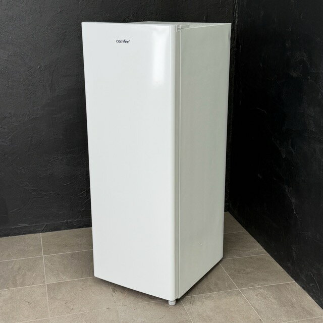 送料無料 コンフィー ノンフロン冷凍庫 【中古】 comfee RCU140WH1JP(E) 135L 2025年製 1ドア 右開き 017040 C 凹み有 / 23493
