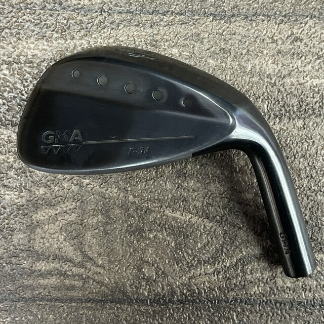 送料無料 未使用 GMA T-34 砂 ウェッジ ヘッドのみ ブラック ゴルフクラブ/514694在★7