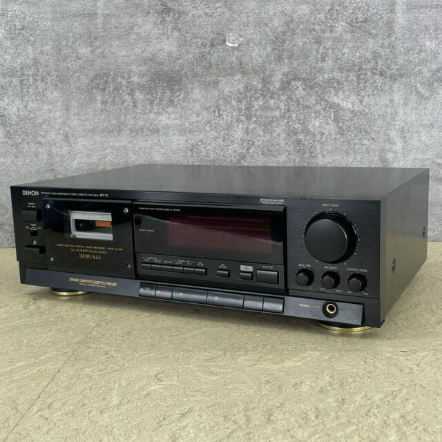乐天商城 - ★お買い物マラソン期間中限定 ポイント10倍★3ヘッド カセットデッキ 【中古】DENON デノン DR-70 オーディオ機器 4トラック2チャンネル / 516794