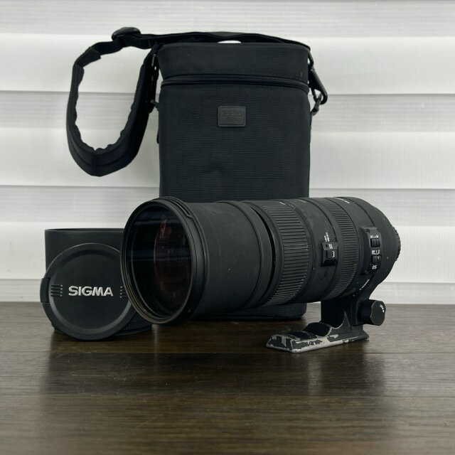 乐天商城 - ★お買い物マラソン期間中限定 ポイント10倍★望遠レンズ 【中古】 SIGMA シグマ DG 150-500 1:5-6.3APO HSM カメラ ズームレンズ 撮影 ケース付き 未チェック / 515895