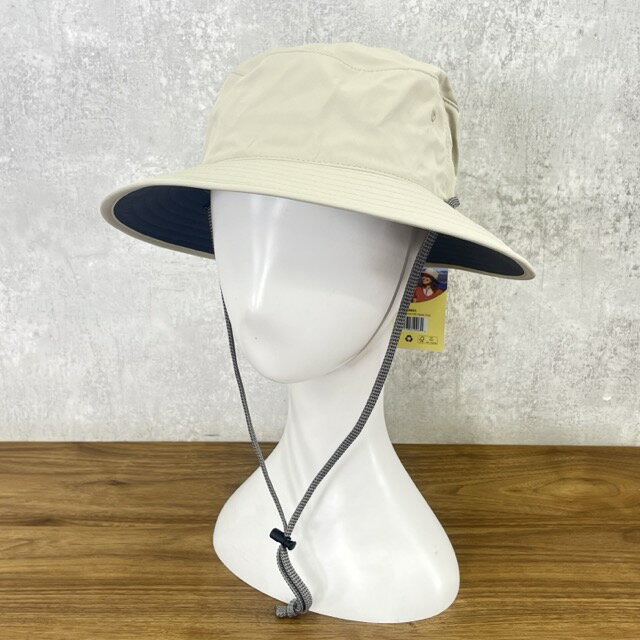 乐天商城 - ★お買い物マラソン期間中限定 ポイント10倍★送料無料 新品 タグ付き ソーラーエスケープ UVカット バケットハット Agate Gray ATR.1749651 UPF 50+ サイズ調整紐つき 帽子/ 515196在 ★49
