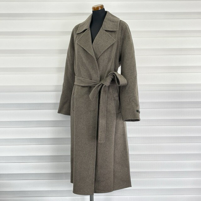 乐天商城 - 新品タグ付き Visit In NEWYORK ウールカシミヤブレンド ロングコート デイリールック レディース Sサイズ ブラウン 1912095 /516096在★3