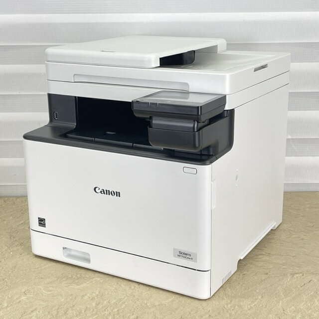 黑白激光打印机 - 美品 A4カラーレザー複合機 【中古】動作保証 Canon MF753Cdw II プリンター ハイスペックモデル サテラ 印刷枚数300枚程度 036043 / 23698