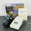 MDラベルプリンター【中古】印字OK SONY MZP-1 ライトグレー ミニディスク 漢字入りラベル ソニー ウォークマン/511799