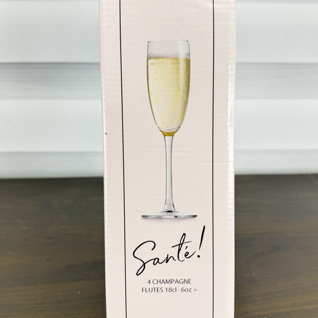 新品未開封 シャンパングラス 180ml 4点セット royal ieerdam ロイヤルレアダム SANTE FLUTE 高さ21.9cm 直径6.9cm / 515699 在★70