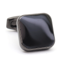 【 即日発送 】 ■ 四角形【 色 : 黒】カフスボタン ■ [ 1000円ぽっきり マラソン買い回り 対象 黒系 男女 営業マン おしゃれシンプル スーツ シ...