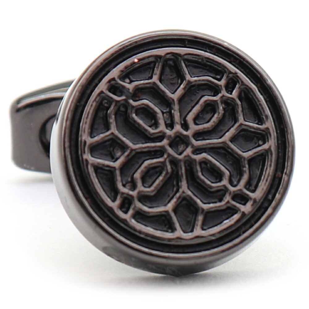 【 即日発送 】 ■ 丸型【 色 :黒】カフスボタン ■ [ 1000円ぽっきり マラソン買い回り 対象 黒系 男女 営業マン おしゃれシンプル スーツ シャツ...