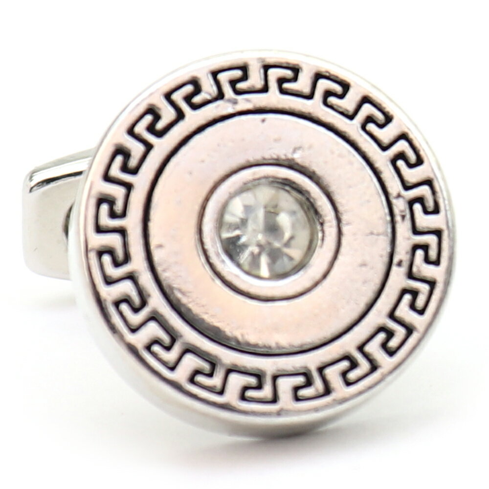 【 即日発送 】 ■ 丸型【 色 :シルバー】カフスボタン ■ [ 1000円ぽっきり マラソン買い回り 対象 黒系 男女 営業マン おしゃれシンプル スーツ ...