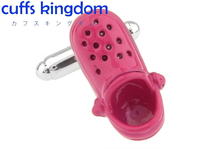 EVA サンダル 【 ピンク 色 】 カフスボタン 【 桃 男女 カフリングス おしゃれ かわいい 趣味 面白 大人気 プレゼント ギフト カフス専門店 】