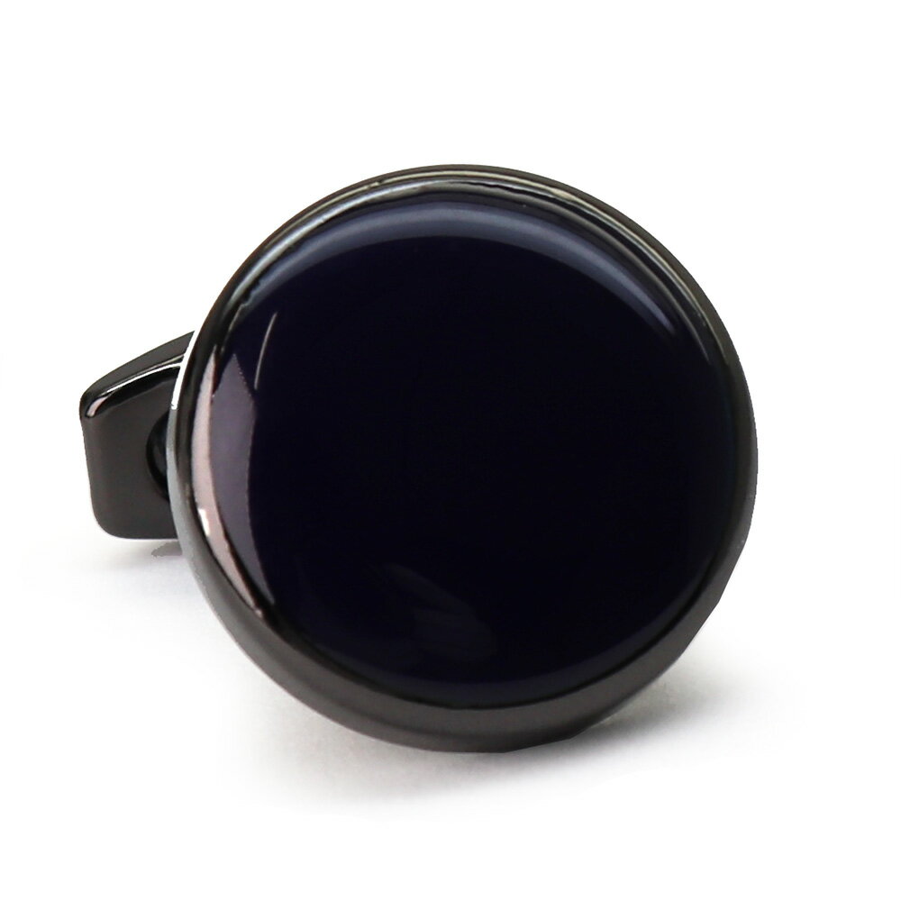 【 即日発送 】 ■ 丸型【 色 :黒】カフスボタン ■ [ 1000円ぽっきり マラソン買い回り 対象 黒系 男女 営業マン おしゃれシンプル スーツ シャツ...