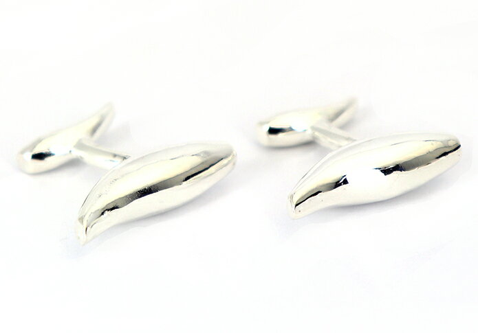 うねり雲 カフリングス 【 色 ：銀色 】 カフスボタン 【 シルバー 男女 おしゃれ かわいい 結婚式 プレゼント 入園式 入学式 成人式 カフス専門店 】