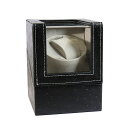 ワインディングマシーン 1本 自動巻き上げ機 静音設計 両方向回転式 腕時計 黒 ウォッチワインダー 自動巻き腕時計 機械式時計 収納ケース 高級 保管用 ボッ...