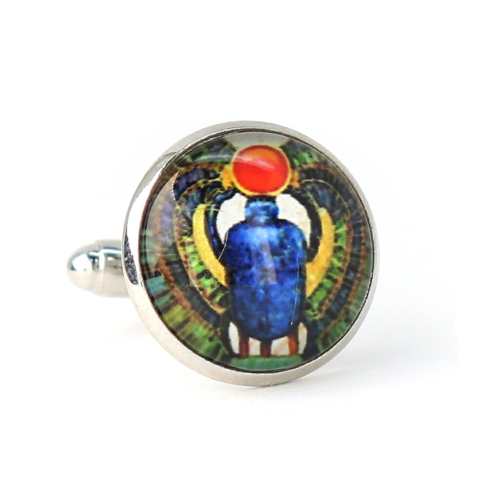 乐天商城 - 太陽神のシンボル カフスボタン 古代エジプト【男女 カフリングス 営業マン 個性 スーツ 人気 かわいい プレゼント ギフト カフス専門店】