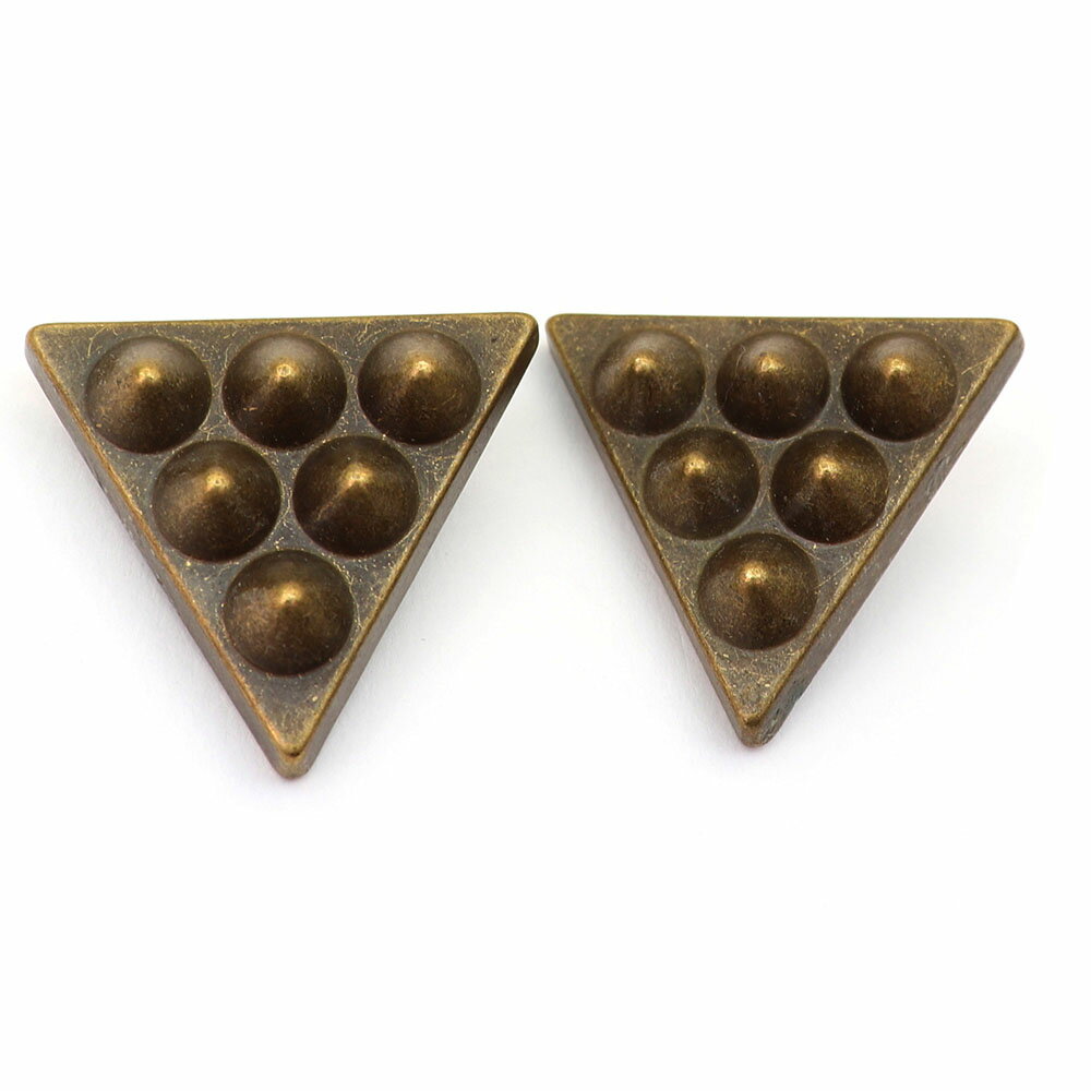 襟のおしゃれに 三角 カラーピン ブロンズ 男女 アクセサリー エレガント 人気 プレゼント ギフト カフス専門店