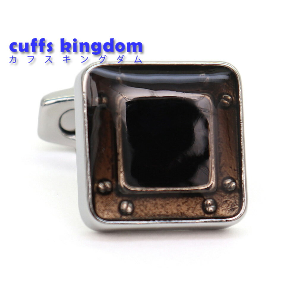 【 即日発送 】 ■ 四角形【 色 ：黒】カフスボタン ■ [ マラソン買い回り 対象 黒系 男女 営業マン おしゃれ シンプル スーツ シャツ 人気 プレゼント 正装 ウエディング 入園式 入学式 ]