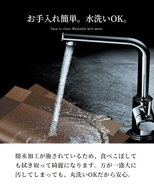 送料無料 2枚セット ランチョンマット おしゃれ 北欧 水洗い可 汚れ 傷防止 敷物 テーブルクロス インテリア ランチマット 食卓 プレースマット 撥水加工 約45cm×30cm