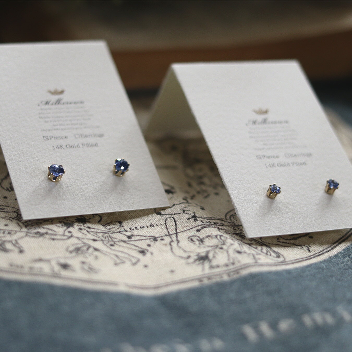 Milkcrown14KGF天然石...