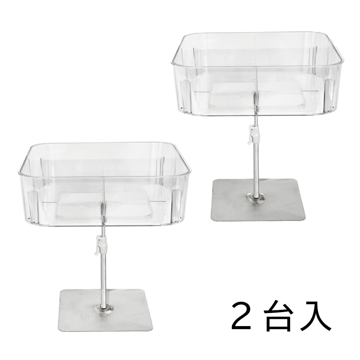 トレイスタンド スクエアタイプ 【2台入】 | ウリサポ KMA 空中什器 陳列 合わせ買い ついで買い 販促 ..