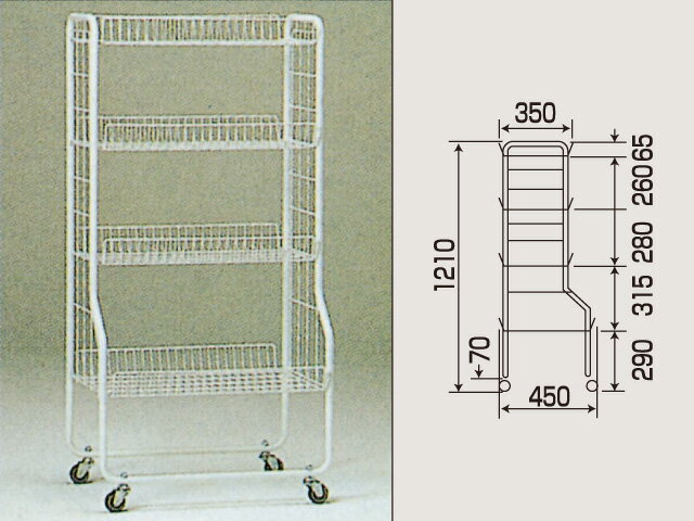 樂天商城 - 業務用 ネットラック 什器 陳列台 店舗 ｜ライトスタンド 600×450×1210