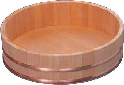 飯切(サワラ) 420Φ×105 1.5升｜ 寿司桶