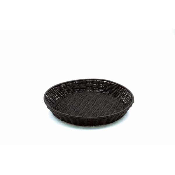 樂天商城 - 丸型 ビュッフェバスケット 40型 ブラック φ400×65