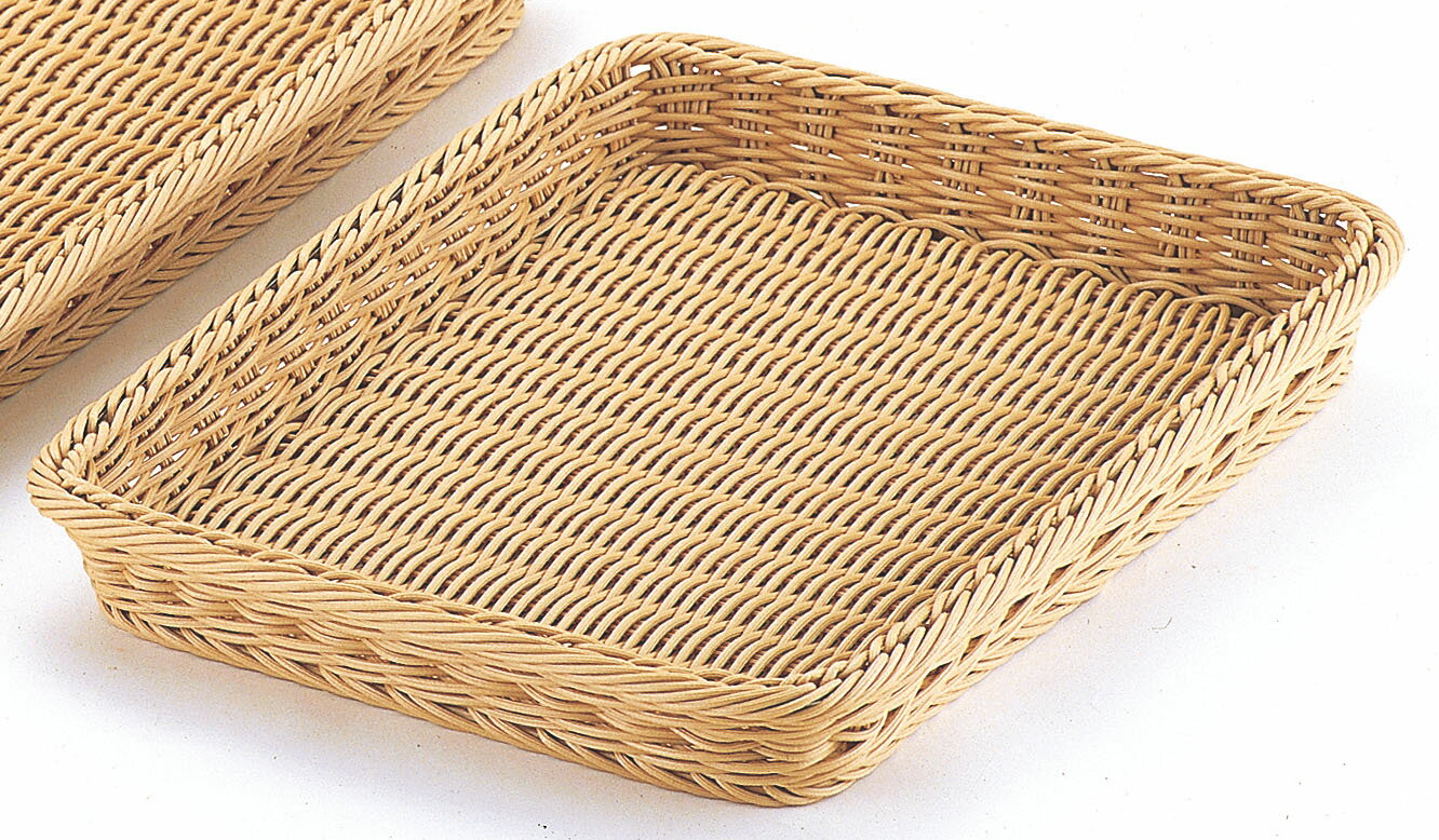 樂天商城 - ベーカリーバスケット 40型 アイボリー 400×300×55